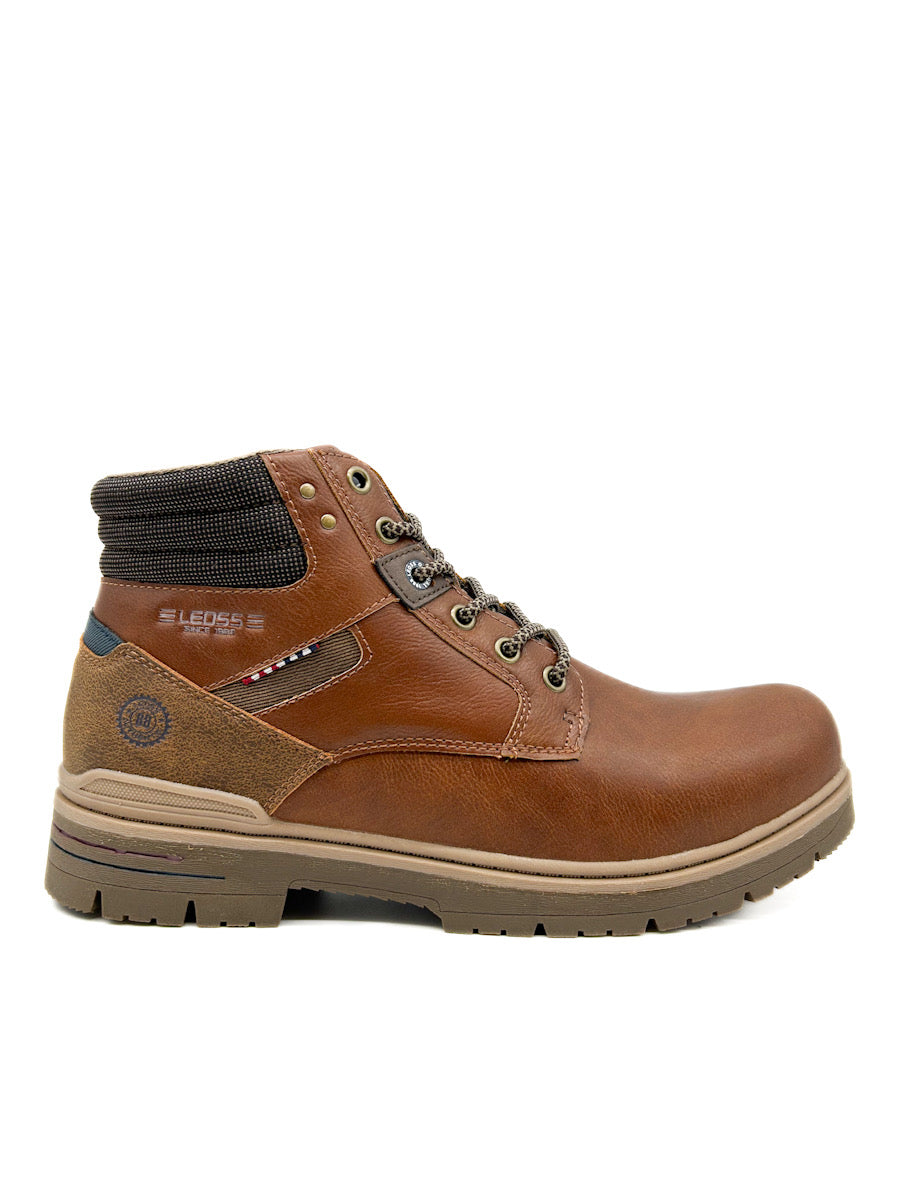 Botín Hombre Cordones MU95538 Camel