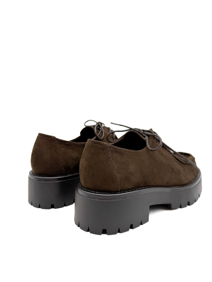 Náutico de Antelina con Cordones y Suela de Plataforma Corina M5730