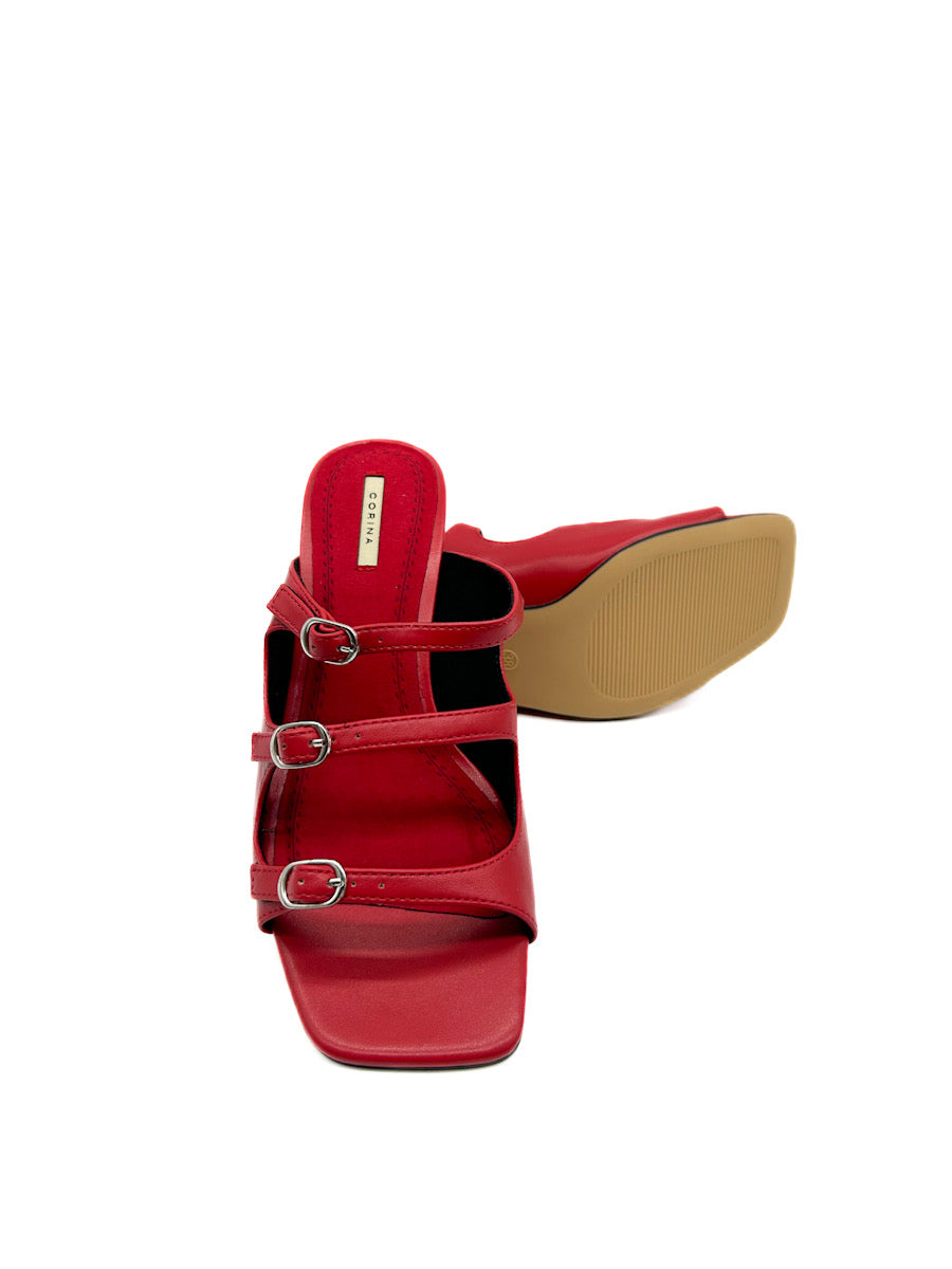 Sandalias de Tacón Medio con Hebillas Ajustables Corina M5371