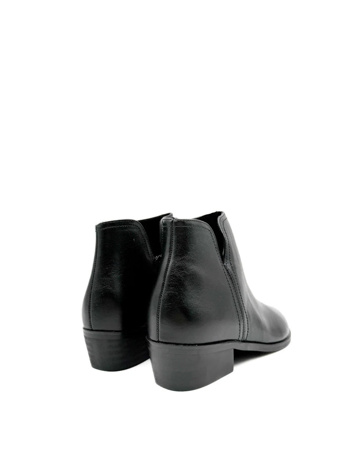 Botines Cowboy de Mujer con Puntera Metálica y Tacón Bajo