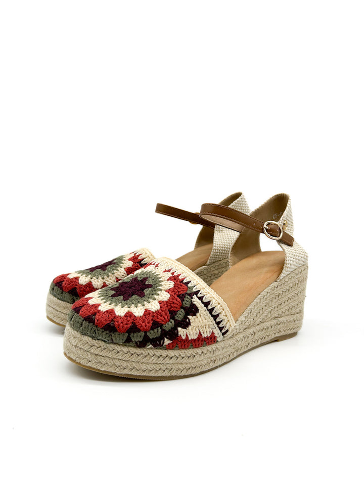 Alpargatas Cuña Crochet CF5039