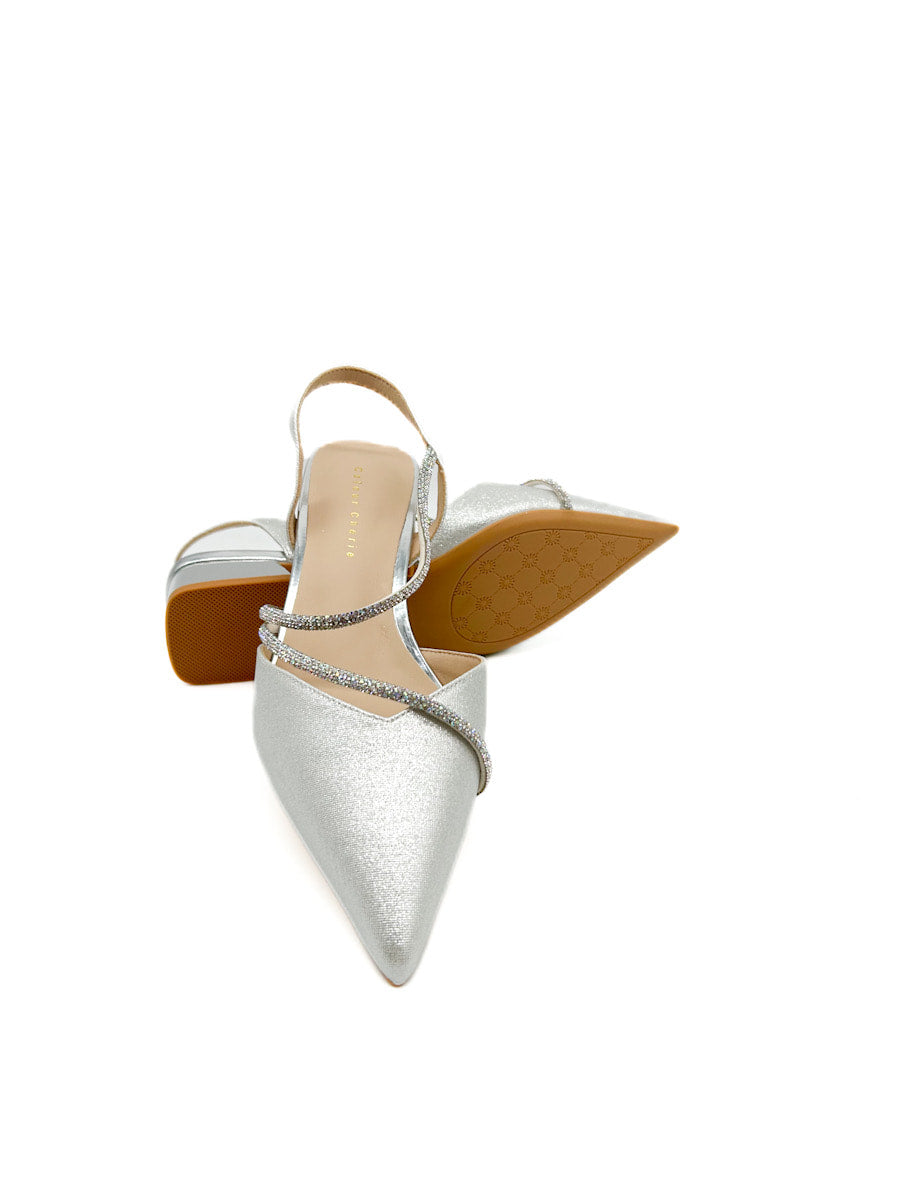 Zapatos de Fiesta Tacón Bajo Brillantes 588-391