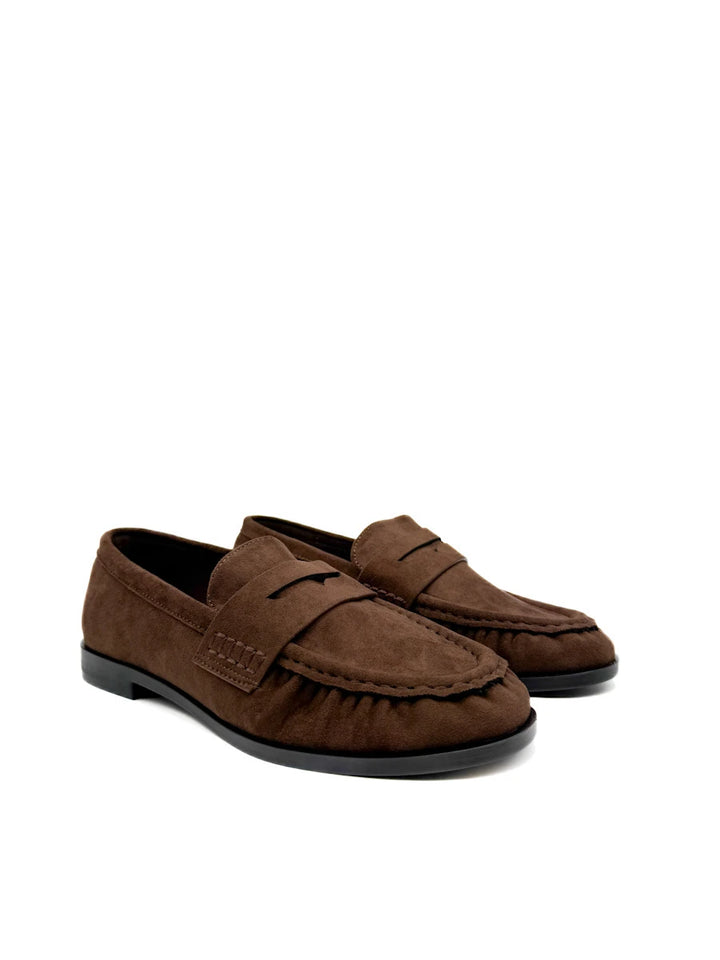 Mocasines Planos de Antelina para Mujer - Calzado Casual y Elegante
