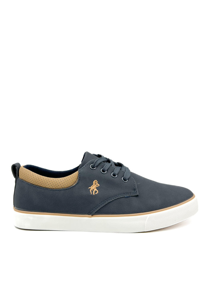 Zapatilla Baja Piel De Sintética Para Hombre
