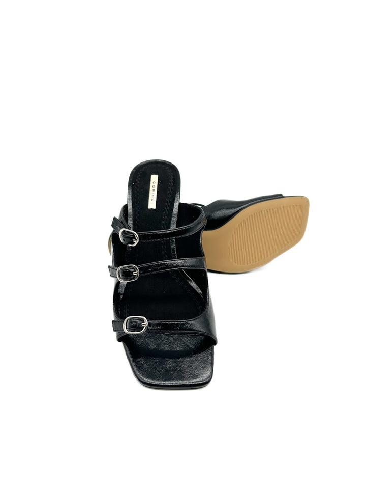 Sandalias de Tacón Medio con Hebillas Ajustables Corina M5371