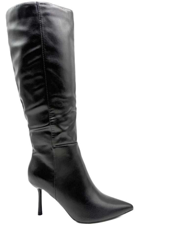 Botas Altas de Tacón de Aguja y Punta Afilada