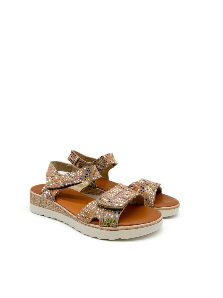 Sandalias Planas Bohemias con velcro