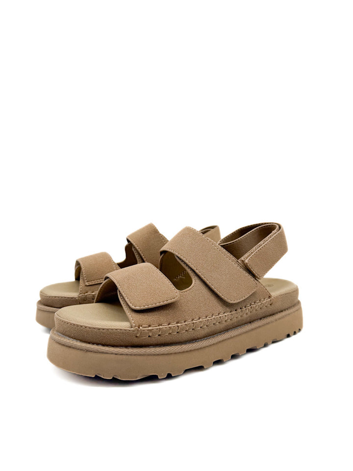 Sandalias Suela Gruesa Cierre de Velcro