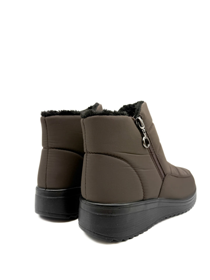 Botines de Nieve Impermeables con Doble Cremallera