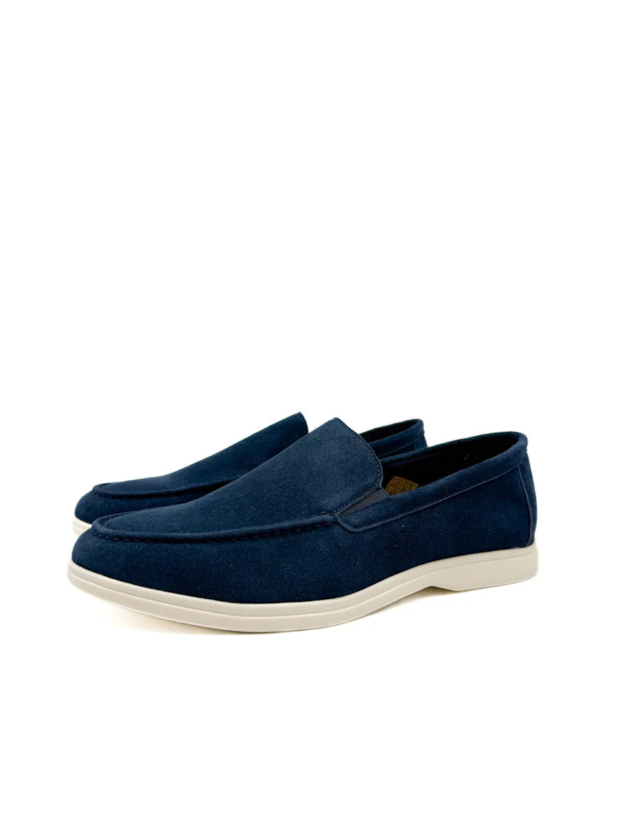 Mocasines de Antelina Casual para Hombre - Zapatos de Estilo Slip-On con Suela Confort - Elegancia Relajada