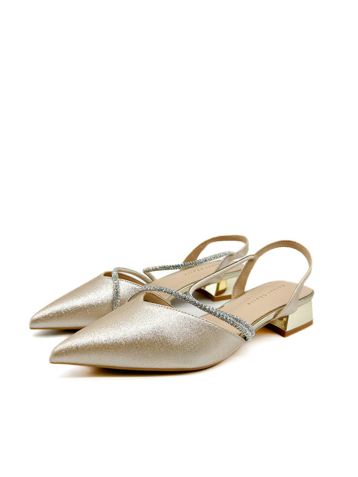 Zapatos de Fiesta Tacón Bajo Brillantes 588-391