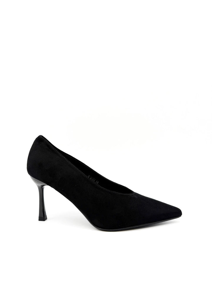 Zapatos de Salón Clásicos en Antelina con Punta Afilada