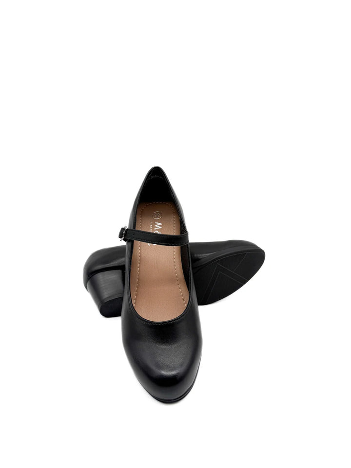 Zapatos clásicos Mary Jane con tacón de bloque