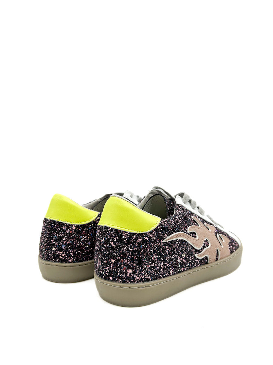 Zapatillas Purpurina Para Mujer Referencia H9065