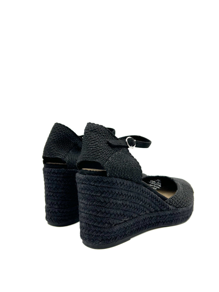 Alpargatas Cuña Efecto de Crochet Corina M5390