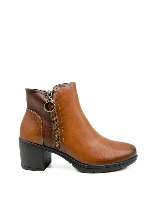 Botines Tacón Medio Mujer Referencia 5033 Cuero