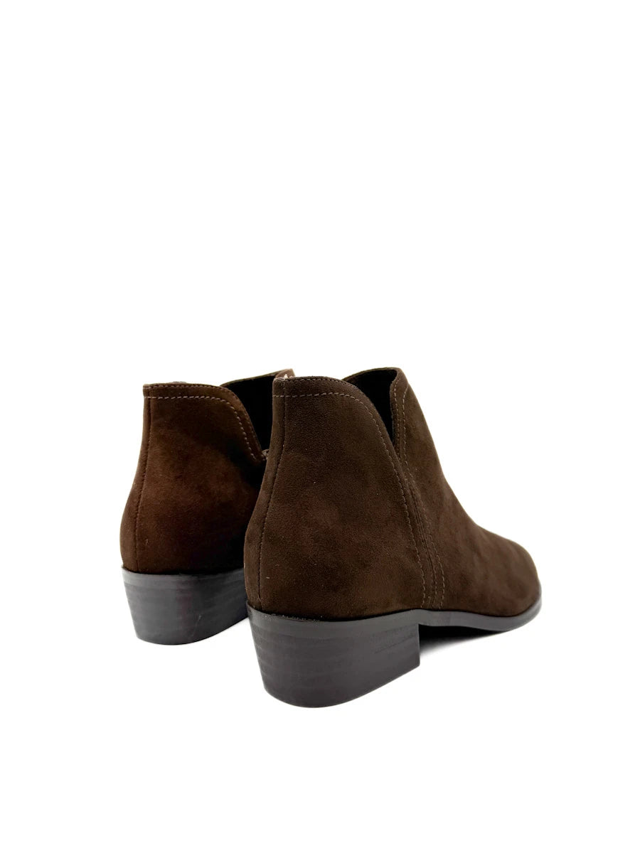 Botines Cowboy de Mujer con Puntera Metálica y Tacón Bajo