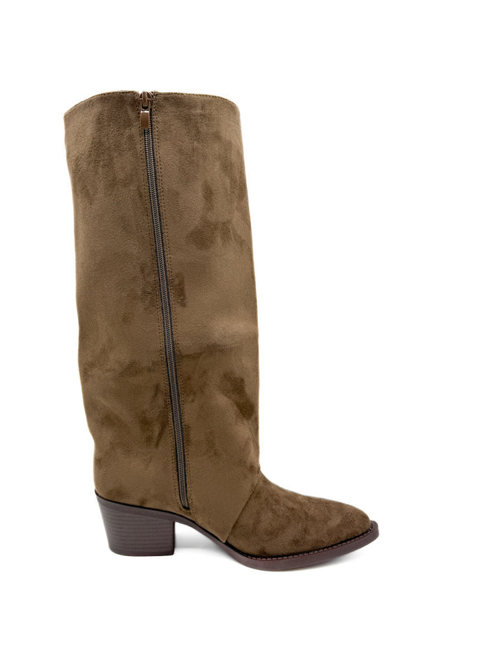 Botas Altas detalles Remaches Metálicos