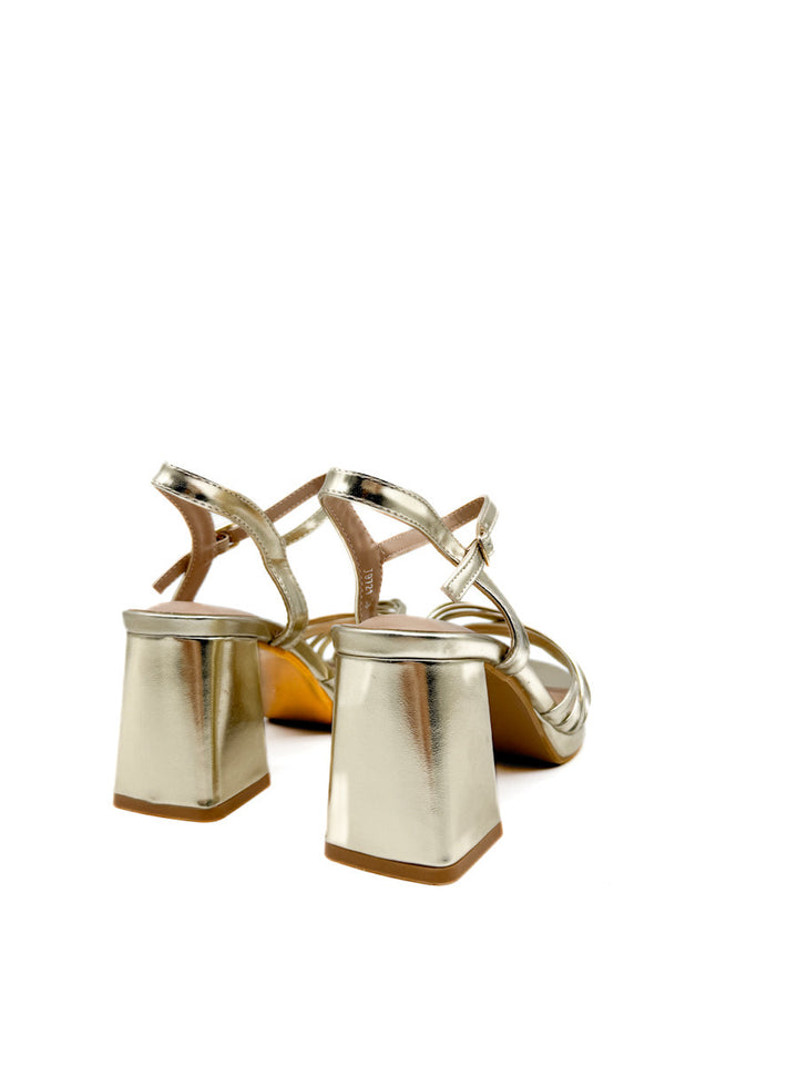 Elegantes Sandalias de Plataforma Tiras Cruzadas