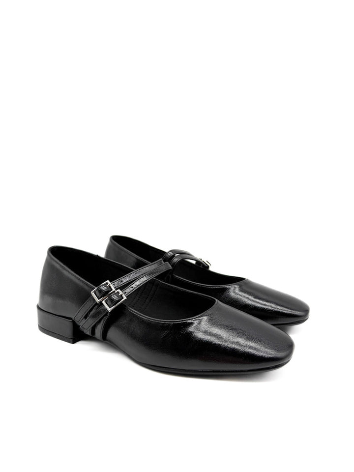 Zapatos Mary Jane con Tacón bajo y Correas Dobles Corina M5645