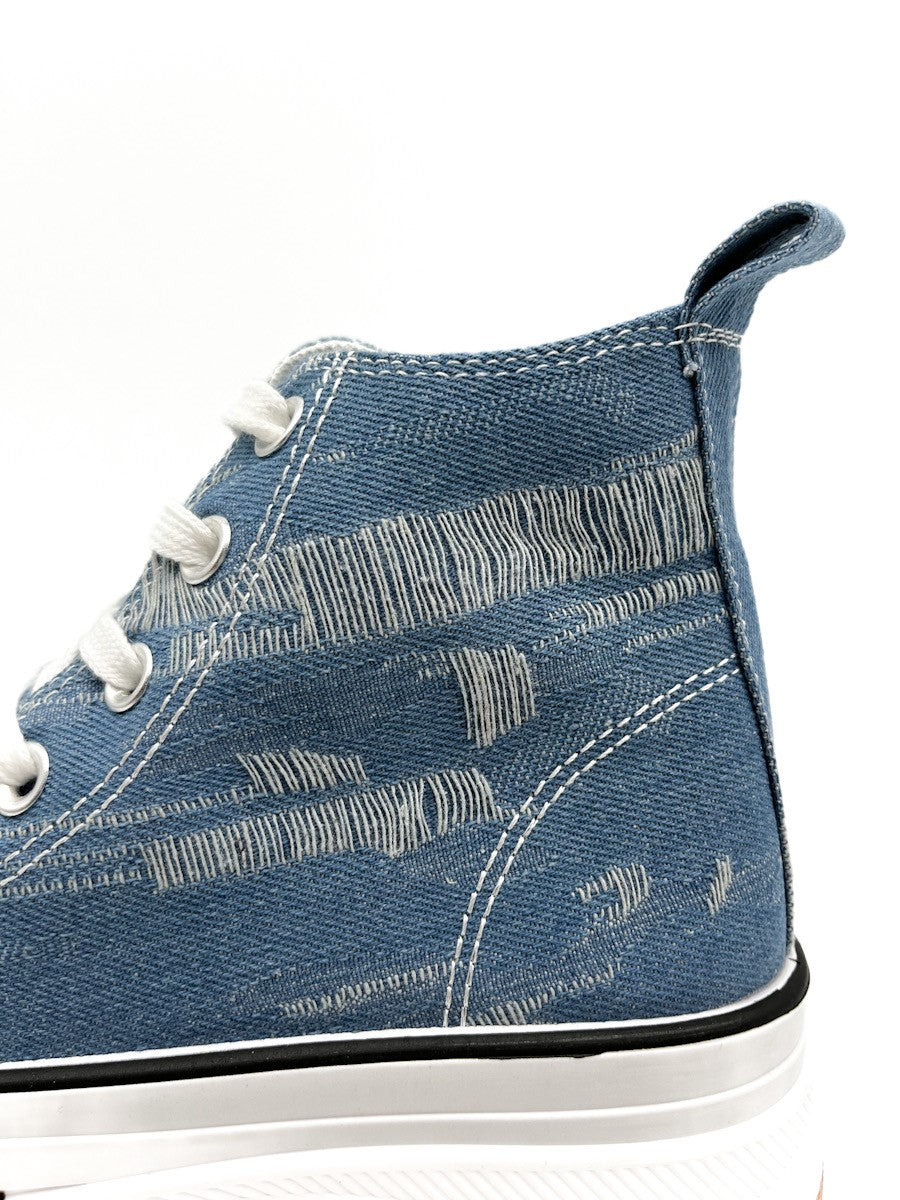 Botin Lona Mujer, Plataforma Jeans