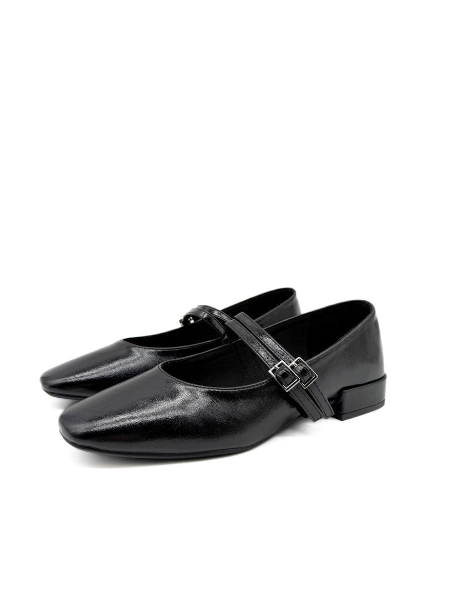 Zapatos Mary Jane con Tacón bajo y Correas Dobles Corina M5645