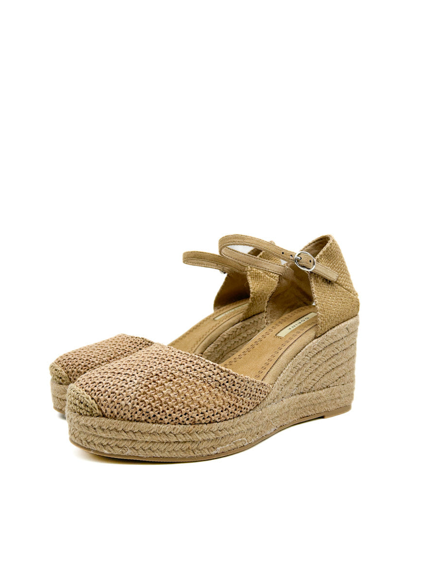 Alpargatas Cuña Efecto de Crochet Corina M5390