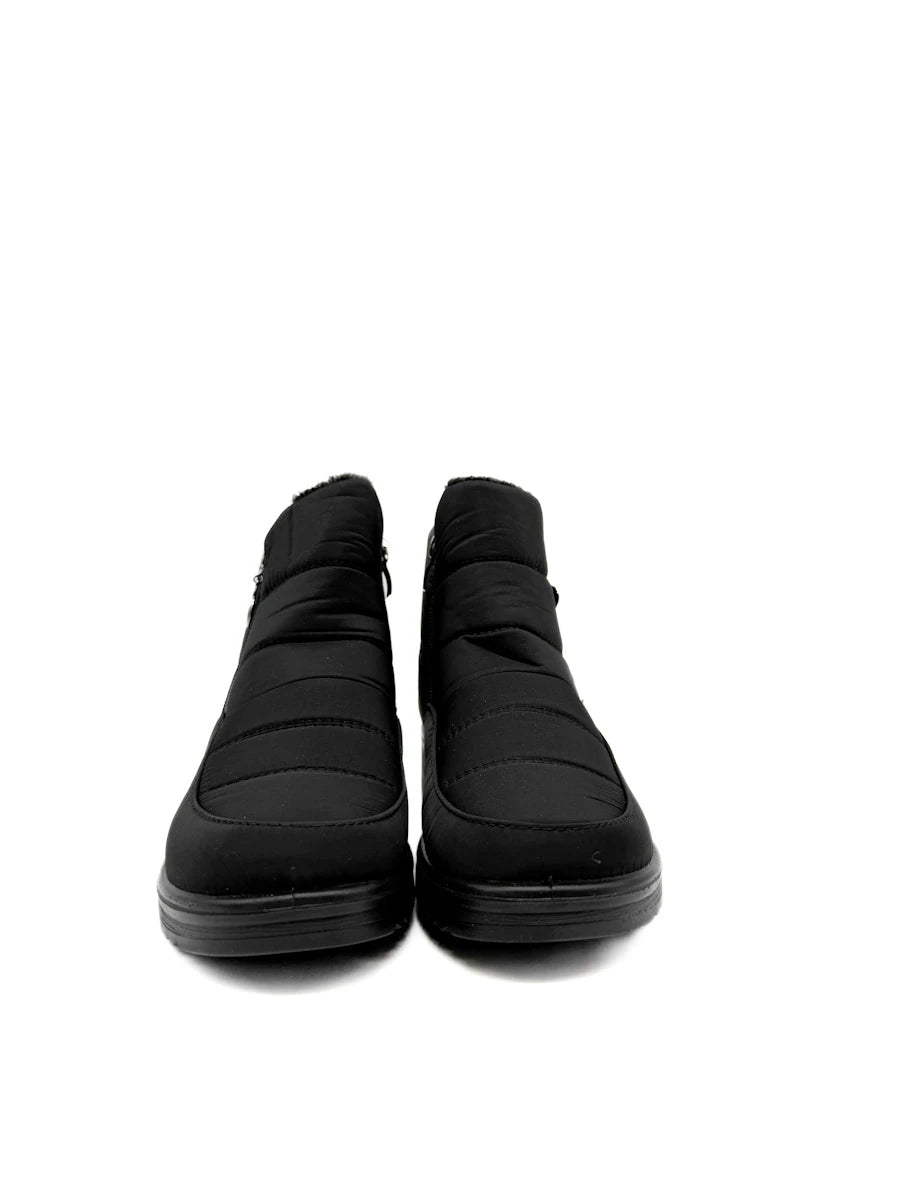 Botines de Nieve Impermeables con Doble Cremallera y Forro Peluche