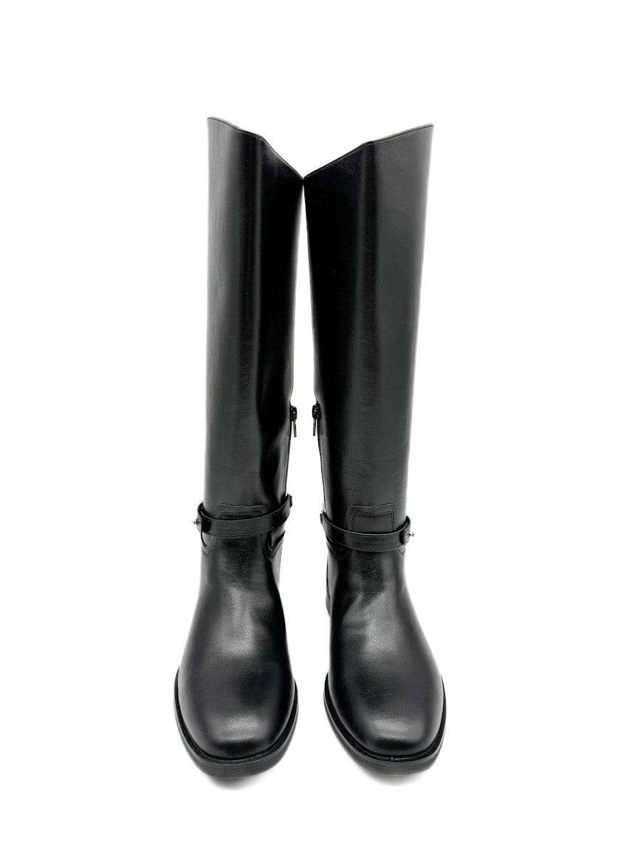 Botas altas con Tira Decorativa de Hebilla Removible Corina M5830