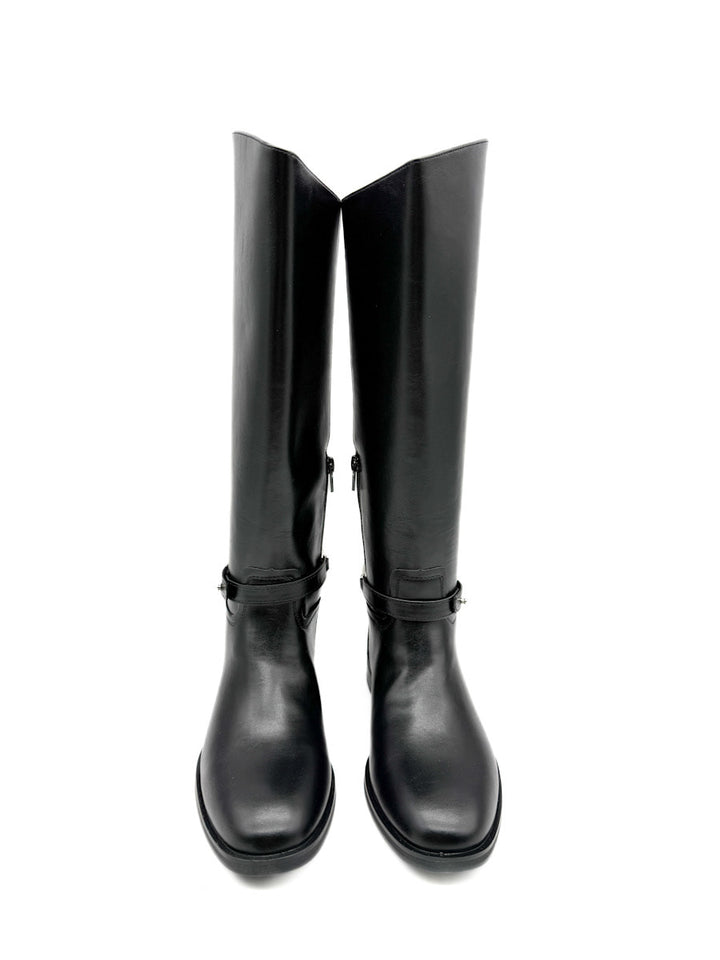 Botas altas con Tira Decorativa de Hebilla Removible Corina M5830