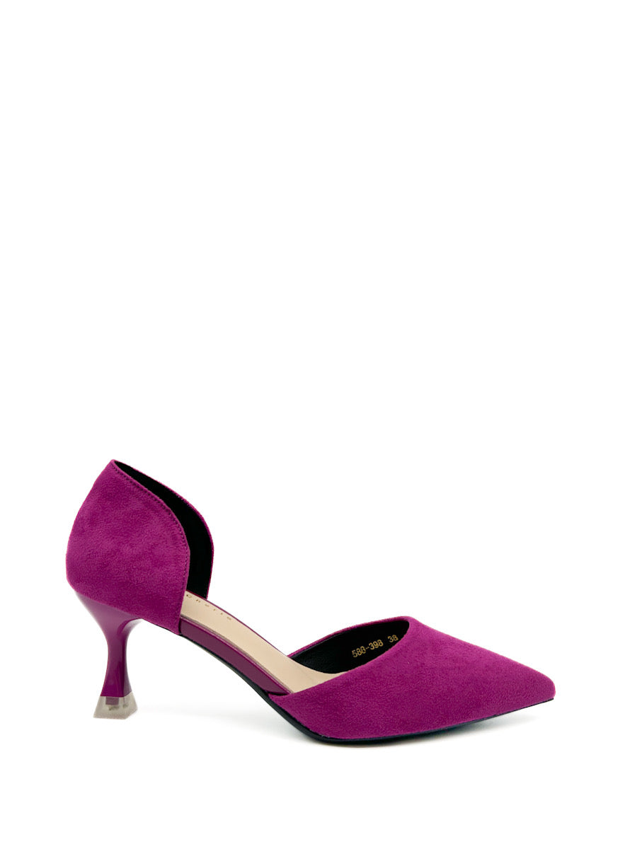 Zapatos Tacón Medio Para Mujer Buganvilla