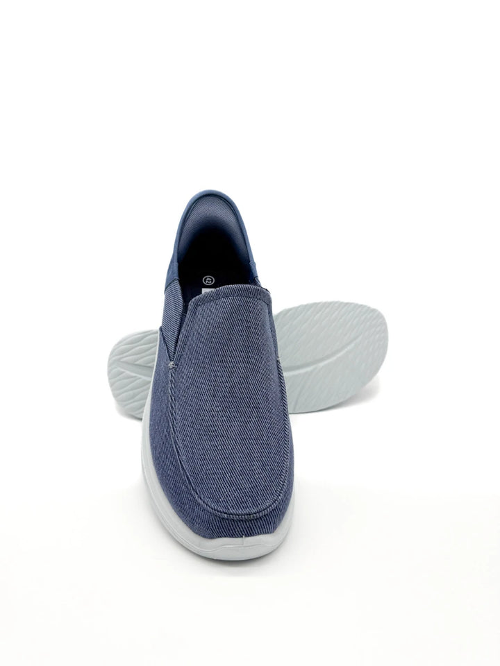 Mocasines Deportivos de Lona para Hombre Calzado Confort Slip-On