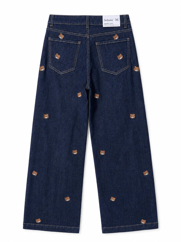 Vaqueros Wide Leg Teddy Bear