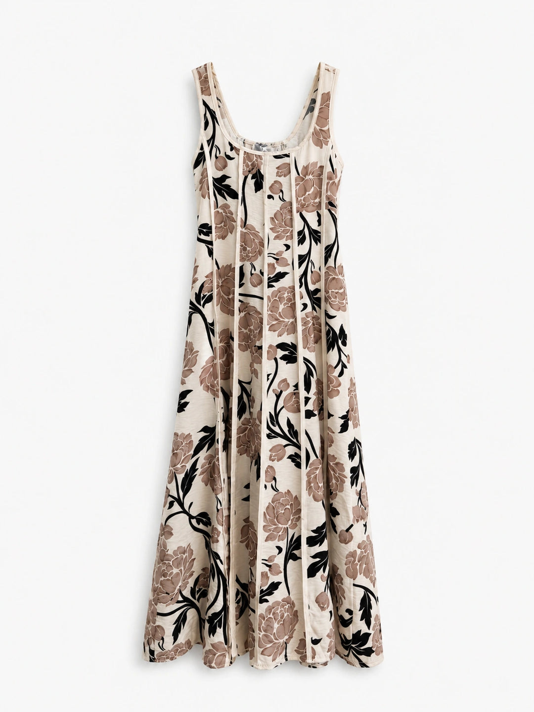 Vestido Largo Estampado Floral para Mujer