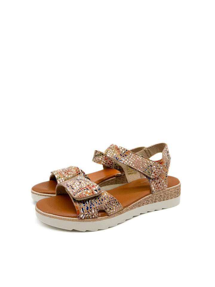 Sandalias Planas Bohemias con velcro
