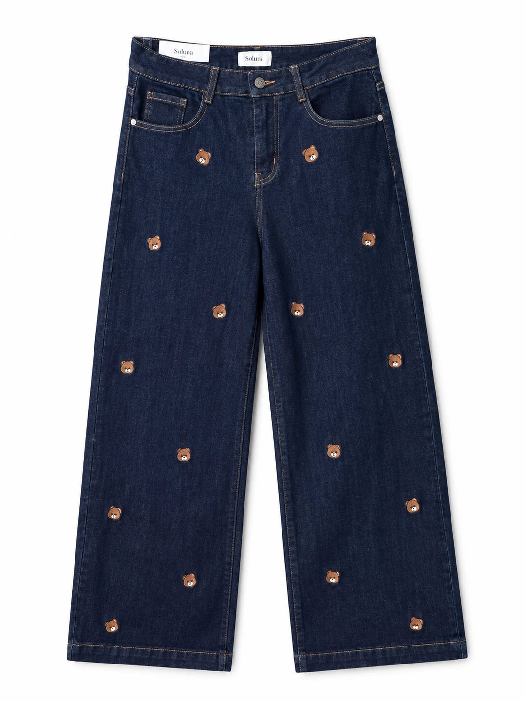 Vaqueros Wide Leg Teddy Bear
