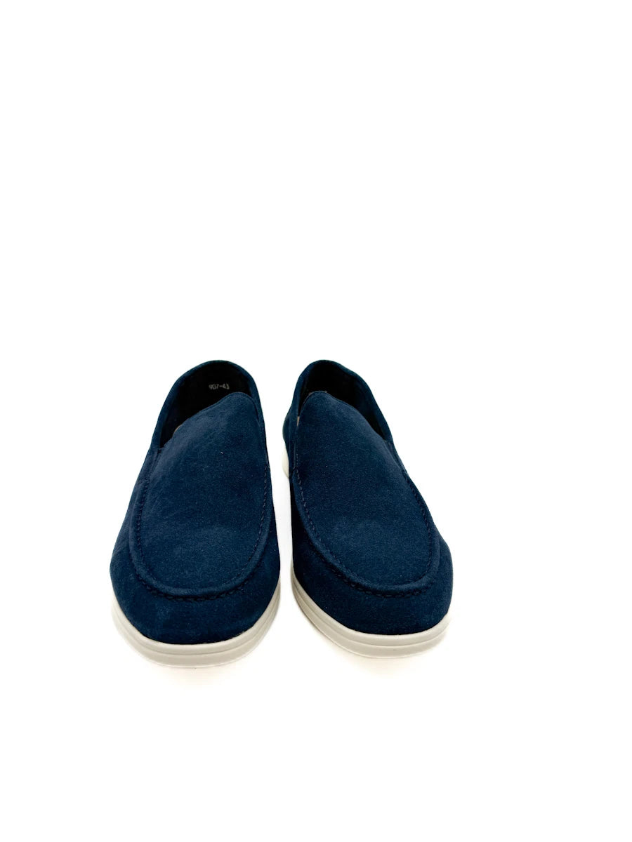Mocasines de Antelina Casual para Hombre - Zapatos de Estilo Slip-On con Suela Confort - Elegancia Relajada
