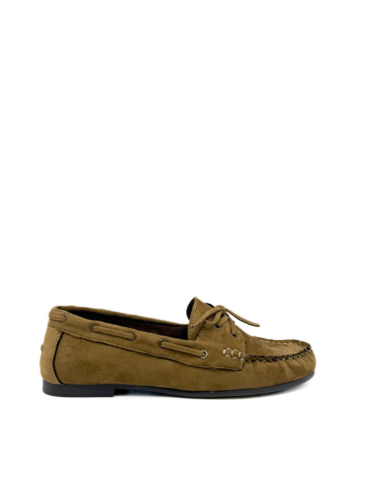 Mocasines Clásicos en Antelina Estilo Elegante Corina M5685