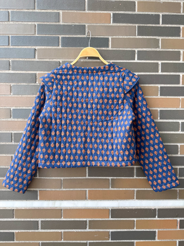 Chaqueta artesanal acolchada de algodón