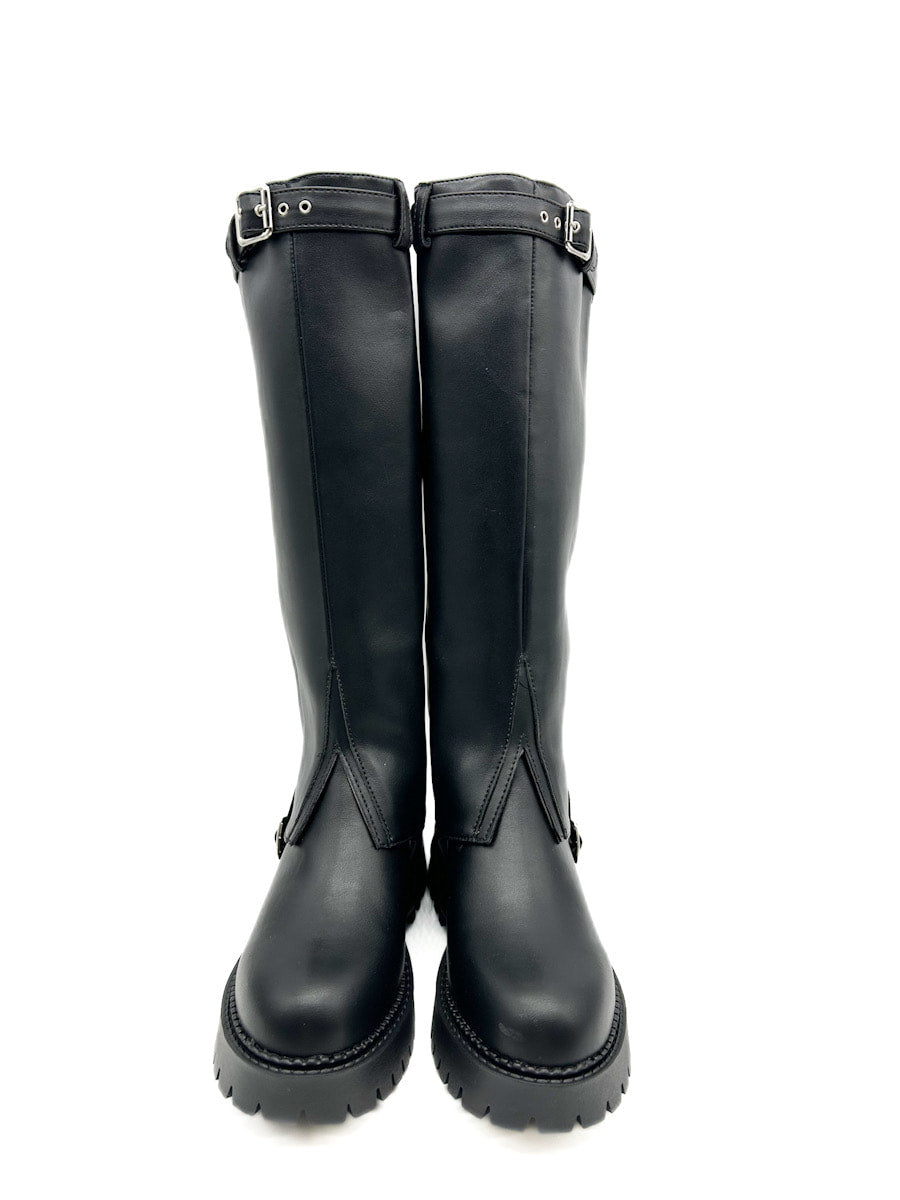 Botas botín Negras Dos Piezas Removibles 9959