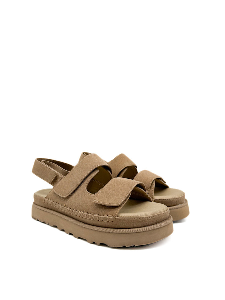 Sandalias Suela Gruesa Cierre de Velcro