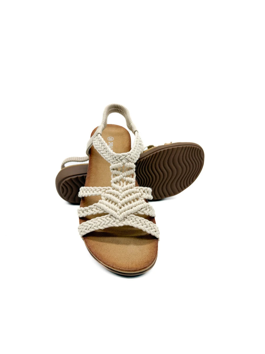 Sandalias de Verano con Cuerda Trenzada - Calzado Casual Antideslizante