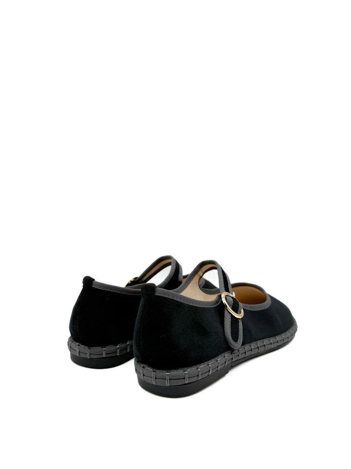 Merceditas de Terciopelo Bicolor