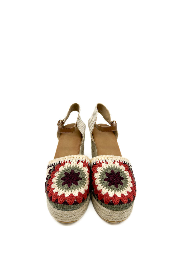 Alpargatas Cuña Crochet CF5039