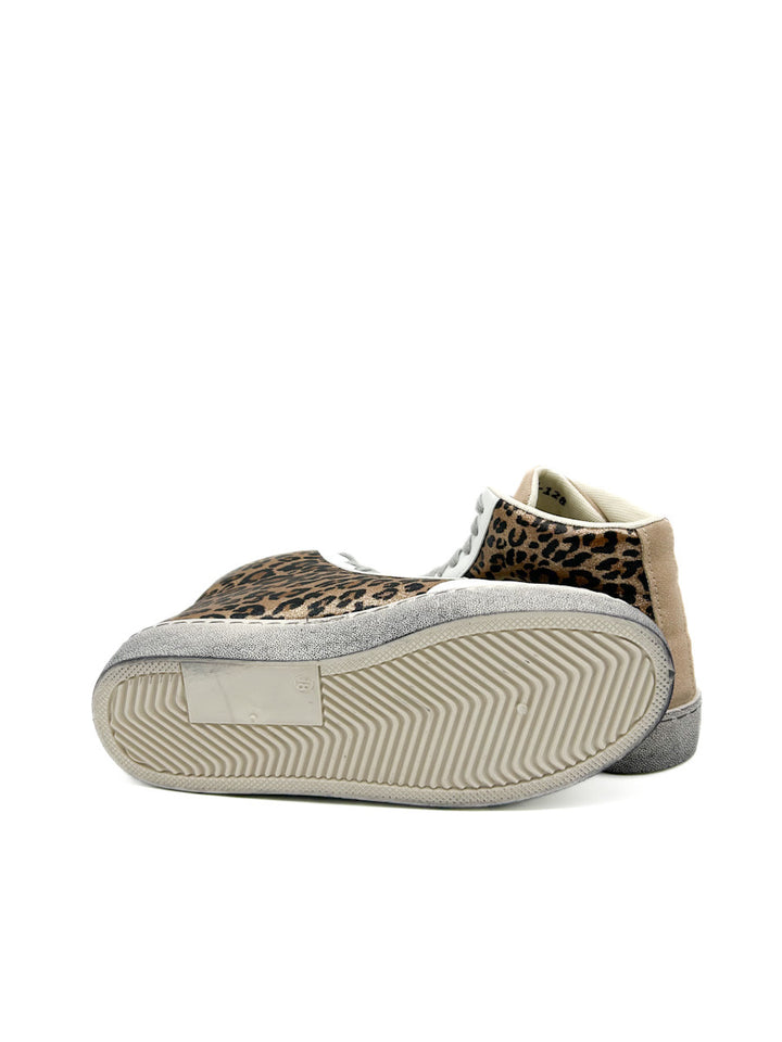 Zapatilla Alta Leopardo WX128