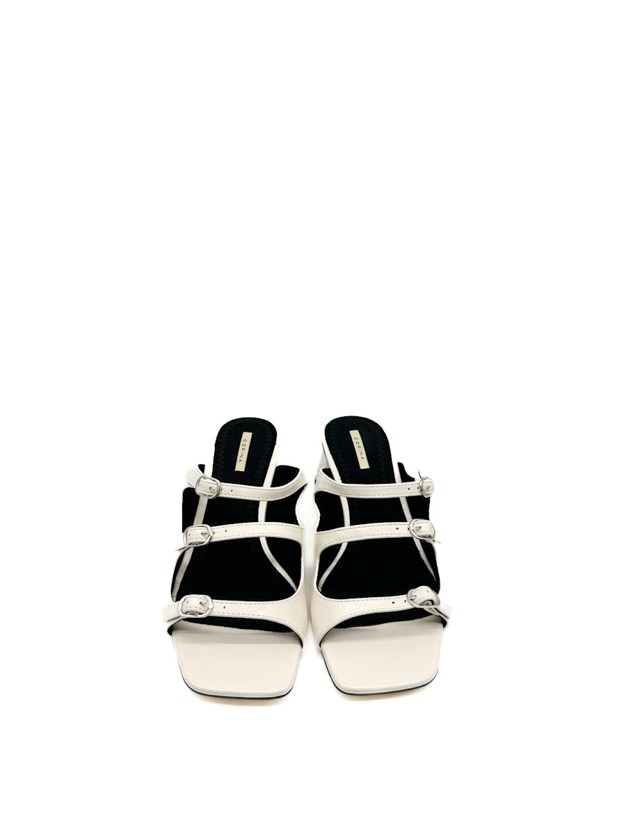 Sandalias de Tacón Medio con Hebillas Ajustables Corina M5371