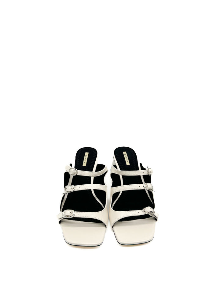 Sandalias de Tacón Medio con Hebillas Ajustables Corina M5371