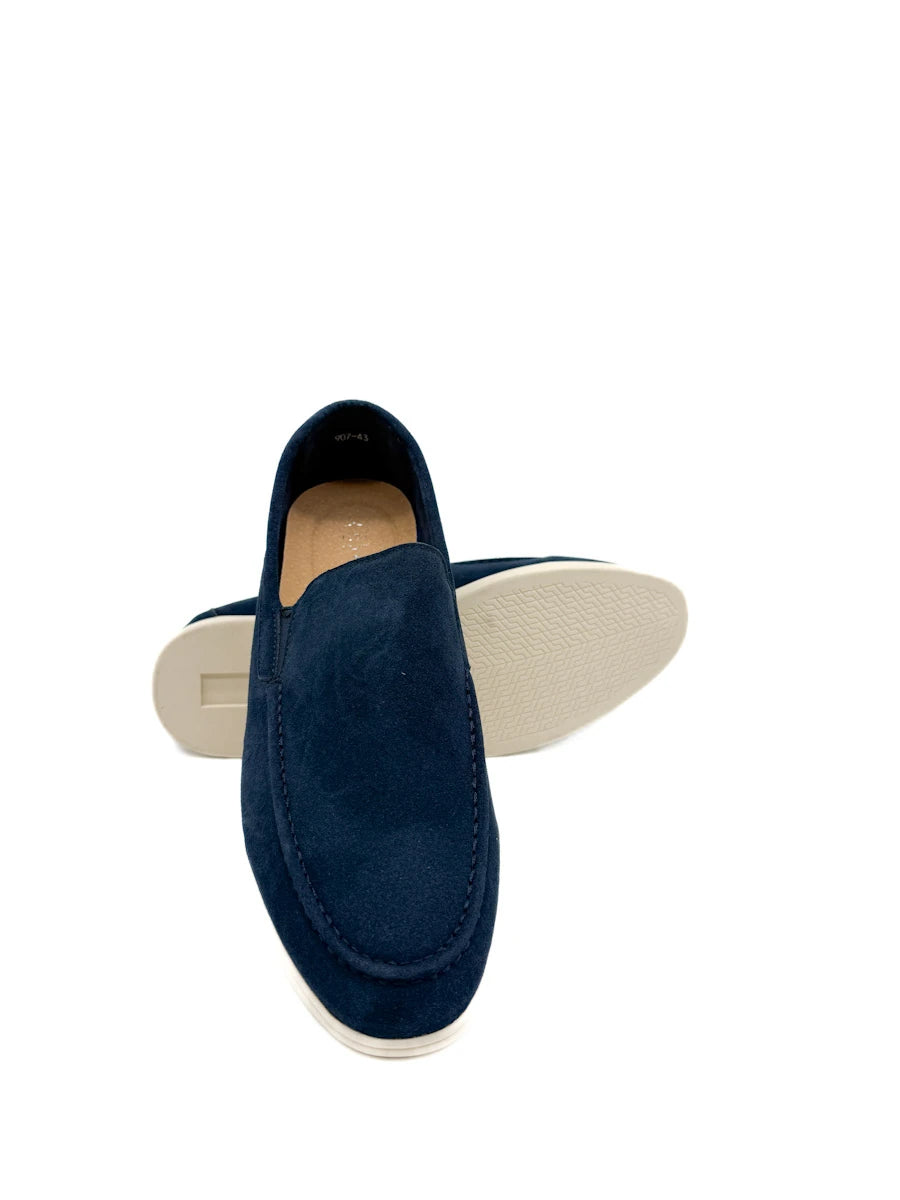 Mocasines de Antelina Casual para Hombre - Zapatos de Estilo Slip-On con Suela Confort - Elegancia Relajada