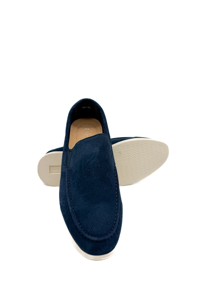 Mocasines de Antelina Casual para Hombre - Zapatos de Estilo Slip-On con Suela Confort - Elegancia Relajada