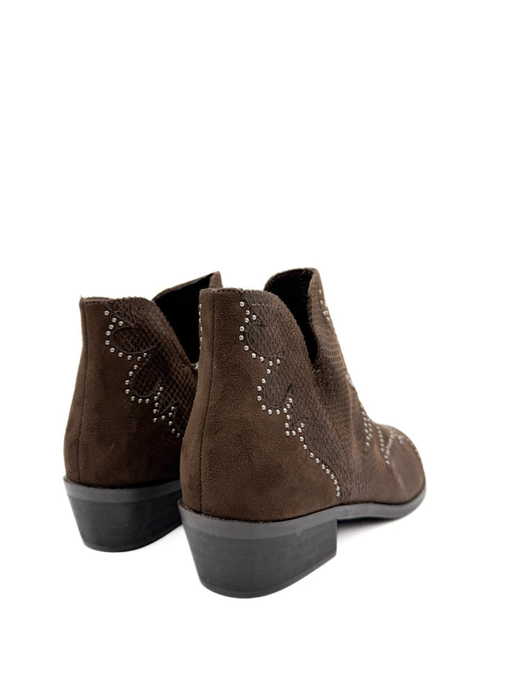 Botines cowboy Modernas con Detalles de Tachas Corina M5792
